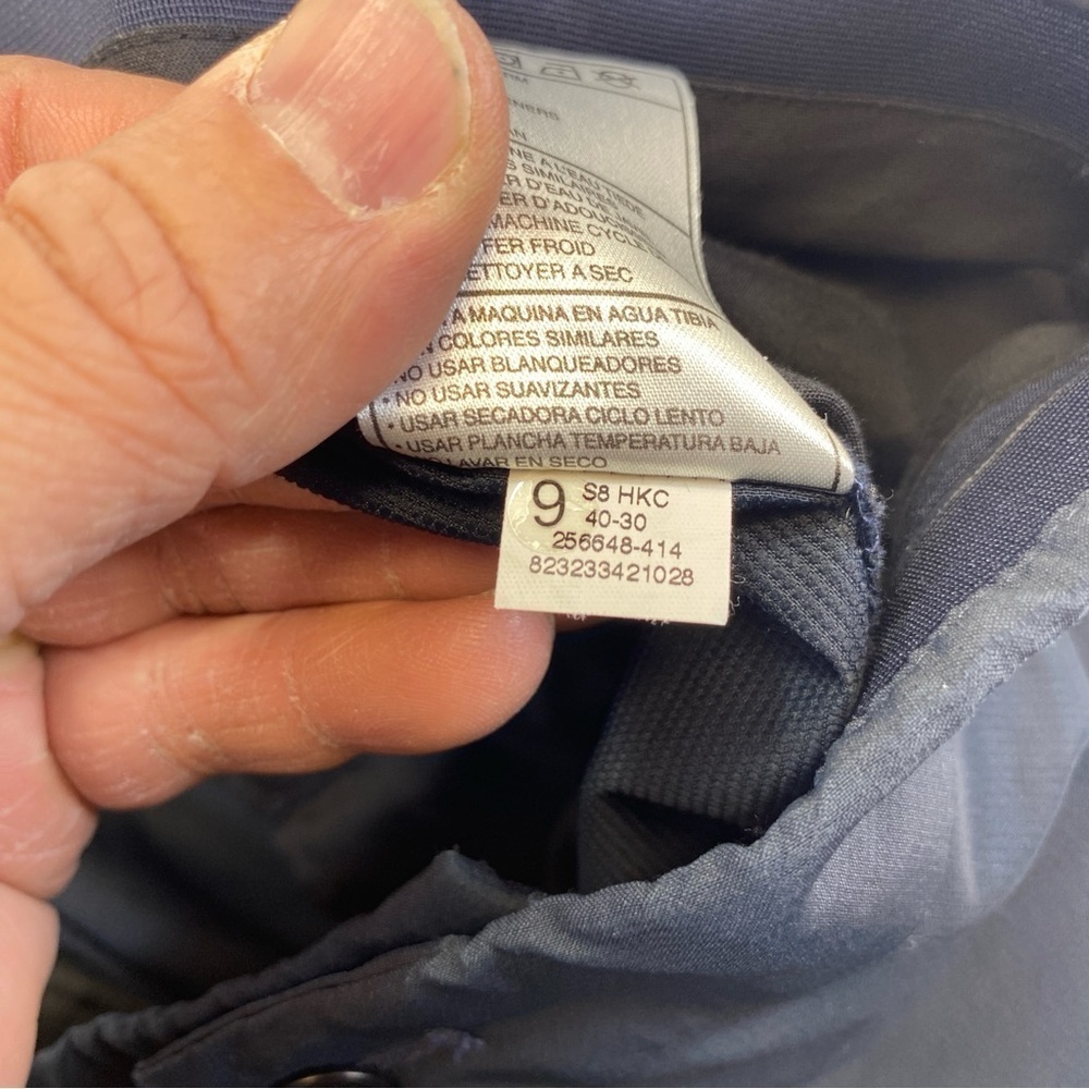 Nike Mens 38x30 ALTERED HEM 28" Length Golf Pants Dri-Fit Navy Blue Pockets - Picture 3 of 15